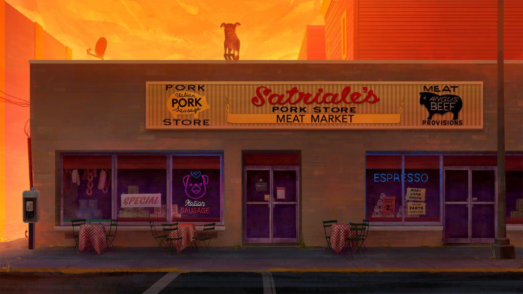 Satriale S Pork Store The Sopranos Vivia Print