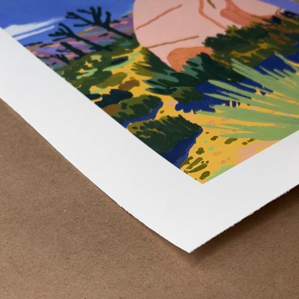 Giclee Print on Matte Epson Hot Press Bright Paper