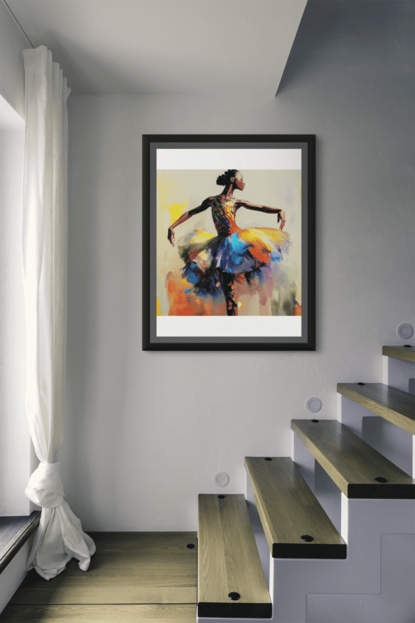 ballerina art print frame 1