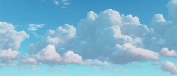 Blue Sky with Clouds 1