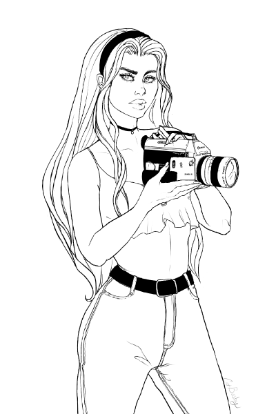 Girl and her Super 8