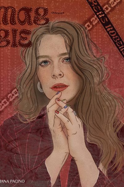 Maggie Rogers Musician/ Artist Illustration by Ariana Pacino. Celebrity Portraits based in Los Angeles. Prints available for sale.